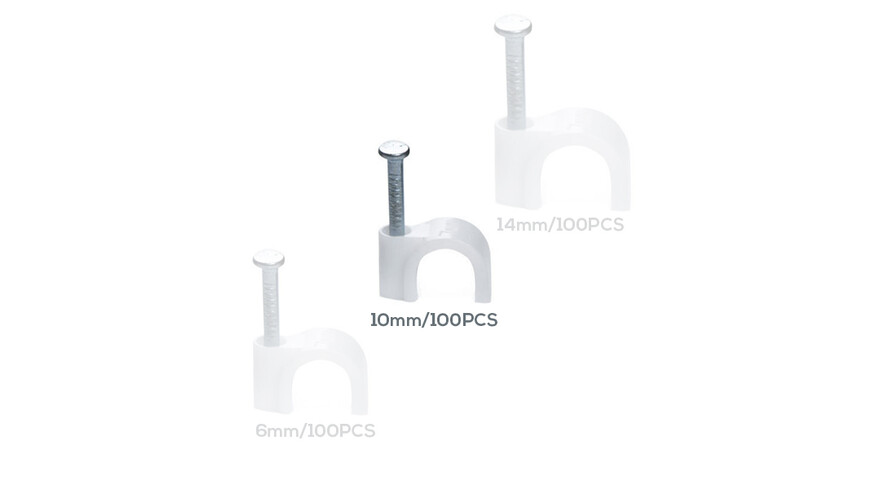 WesternSecurity Cable Clip 10 WesternSecurity Cable Clip 10