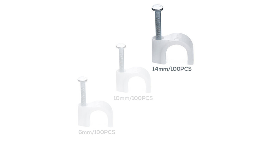 WesternSecurity Cable Clip 14 WesternSecurity Cable Clip 14