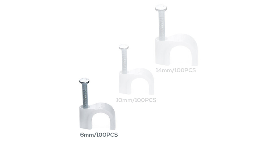 WesternSecurity Cable Clip 6 WesternSecurity Cable Clip 6