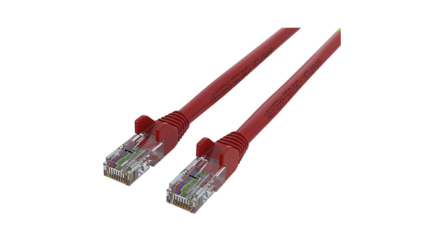 WS Networking WSN-P UTP C6 1m Red